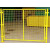 车间隔离网仓库围栏网工厂设备隔断框架铁丝网可移动护栏栅 2米*2米 黄色 绿色现货