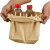 冰禹 方底牛皮纸袋 通用一次性打包袋烘焙吐司面包袋 非防油17*9*5.5(100个) BYK-89