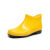 黄色雨鞋男春秋短筒工作鞋雨靴胶鞋防滑水鞋低帮套鞋大码464850 黄色晴雨鞋 39