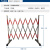 飞尔（FLYER）伸缩围栏 不锈钢安全施工防护栏 施工隔离栅栏【1.2×2.5m】