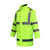 劳博士 加棉加厚雨衣套装 反光雨衣套装防水防寒保暖服 荧光绿3XL