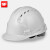 9F三筋透气安全帽建筑工地施工防砸头盔可印字定制 白色