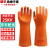 盛安25KV绝缘手套耐高压电力安全防触电劳保耐磨防护橡胶手套