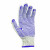 越越尚 蓝色胶点手套（24付） 劳保手套 细纱加密棉纱手套加厚耐磨防滑手套 工地车间劳防手套 YYS-ST-103