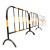 京铣铁马护栏加厚 道路围栏 市政护栏 道路施工护栏 隔离栏公路护栏 1.2米*1.5米黑黄铁马