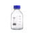 四氟盖 棕色流动相液相溶剂瓶液相色谱瓶250 500 1000ml蓝盖试剂瓶 2孔棕色流动液相瓶2000ml
