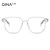 亓那（QINA）眼镜时髦大框素颜光学镜QJ5125 B90透明 