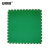 安赛瑞 PVC塑料拼接地垫 50×50cm 仓库车间走廊橡胶防滑地垫 绿 圆点纹27007