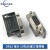 DB/DR/DP9插头焊板式9/15/25针RS232插座串口头VGA接口 DR15 母头 15孔90度三排焊板 带