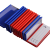 仓库货架标识牌强磁性分区标签牌材料卡套库房仓储磁铁分类标示牌 4磁50个蓝色5*8强磁