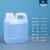 HDPE耐酸碱密封5升化工包装桶5KG小方桶壶消毒液2.5l塑料桶 5L-半透明