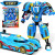 托宝战士（T0B0T）银河侦探系列变形玩具儿童汽车机器人金刚男孩音速雷霆 银河威克