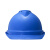梅思安/MSA V-Gard500 ABS透气孔V型安全帽带下颚带一指键帽衬 蓝色 1顶 可定制