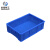 米奇特工 700*450*180加厚塑料周转箱 零件盒元件盒物料收纳箱 蓝色