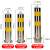 防撞柱加厚型不锈钢警示挡车立柱加厚反光防撞柱铁立柱路障路桩停  159直径50高不绣钢固定+配件