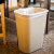 垃圾桶商用厨房卫生间厕所塑料办公室废纸篓定制 小型垃圾桶 米色12.9L FG295500