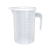 君吻 量杯带刻度塑料量桶大容量商用 2000ml(黑白双刻度) PC耐摔款