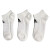阿迪达斯（adidas） 男袜女袜2022冬季新款三双装中筒袜运动袜舒适短袜训练袜AA2320 DZ9401 M