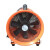 手提式轴流风机220v便携排气扇抽风工业除粉尘设备抽风机 10寸防不带电源线