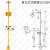紧急喷淋304不锈钢复合洗眼器双口防冻冲淋验厂立式喷塑ABS洗眼器 xsd-7711ah