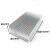 定制铝散热片功放散热器大功率密齿铝型材散热器DIY定制 100*60*23单切白色
