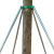 定制 2米树木支撑架含35厘米直径抱箍 热镀锌2MM厚支架 20套起订