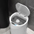 NST纳仕达DZT-8-8XN 智能感应垃圾桶卫生间厨房大容量收纳桶 8L极地白