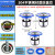 博雷奇地漏防臭器硅胶芯卫生间下水道密封圈圆形不锈钢浴室防反味内芯 304大号短款(3个装)孔径40-46mm