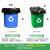 垃圾袋物业环卫大号黑色平口塑料袋酒店环保户外加厚垃圾袋商用塑料袋 60*80cm（50个）