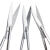 HKNA 实验用剪刀 不锈钢实验室手术剪刀 弯刀 单位：个  手术直尖12.5cm 
