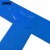 安赛瑞 桌面5S管理定位贴 办公用品物品定置标识标贴 T型 蓝色 50片装 长5cm宽5cm 28082