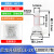 尼龙奶嘴压线帽接线闭端子-1 2 5X快速并线端头 电线连接器 CE-2X(1000只装)尼龙升级版