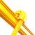 汇创佳 光纤线槽GX55 尾纤槽 黄色波纹管光纤软管 穿线管 直径55mm×800mm/根 
