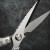 SK5第五代剪刀不锈钢厨房剪刀全钢鸡骨剪多功能强力工业剪刀 经典1代(银色)