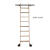 德国品质图书馆书架专用梯子 铝合金书架梯子实木滑道梯移动轨道 红橡木梯子定制2.5米内