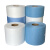 多用途工业大卷纸布吸水吸油纸无尘纸机械擦拭布不织布蓝白色包邮 蓝色B25（2538cm）500片卷