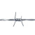 京酷 钢丝刺绳防护网 热镀锌铁蒺藜防盗围墙公路监狱安全隔离防爬刺网 2.3mm双股（长200米）
