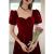 tromlfz敬酒服新娘新款夏季酒红色结婚订婚回门礼服连衣裙女平时可穿 WX325酒红色中长款 XL