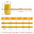 斯威诺 N-9011 工业黄檀木锤 木榔头手工安装锤 大号