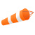 浙安（zhean) 橙色荧光型风向标0.8m 风向标户外夜光风向标反光荧光风向袋GENG-268