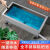 不锈钢拖把池可移动落地式洗拖布池地盆卫生间阳台洗墩布池子 固定款加长拖把池120长