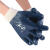 丁腈浸胶劳保手套加厚橡胶防水防滑防油耐油耐磨胶皮干活工业手套 罗口:5双 XL