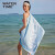 WATERTIME/水川 游泳浴巾速干沙滩巾毛巾浴袍运动儿童吸水巾男女斗篷巾