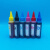 兼容EPSON R270 R290 T50 1390 T60 R330空连供连续供墨盒 1套6色染料墨水 100ML/瓶