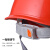 禄华 安全帽 WX-A7 红色 新国标可印字 ABS 工厂 电力 工业 建筑 防砸 抗冲击 一指键