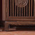 安邸 红木家具非洲鸡翅木（学名：非洲崖豆木）博古架 仿古中式实木客厅隔断博物架 中式博古架 0.98米单个博古架