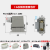 重载连接器HDC-HD 矩形航空插10A 冷压焊接接插件航空插头插座 15芯侧出整套（HDC-HD-015-1）