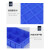 京酷 周转箱长方形塑料盒零件盒分格箱多格箱螺丝盒分类盒收纳盒分格箱大6格L570*W420*H155mm