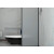 花乐集定制淋浴隔断玻璃门浴室挡水浴屏卫生间开放式干湿分离一字型屏 雅典黑框50*200cm/贴磨砂_8mm透 不含蒸汽