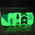 乐子君 夜光胶带自发光贴条防滑警示地贴楼梯台阶通道蓄光荧光反光胶带 夜光【绿色方向标】5厘米 X 10米